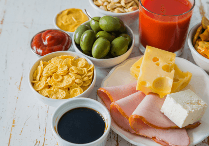 list of foods that cause water retention