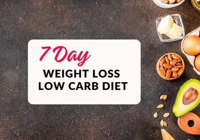 7 day weight loss low carb diet