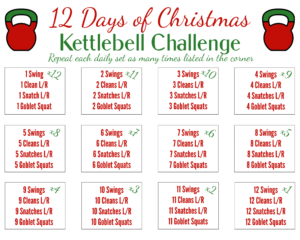 Read more about the article 12 Days of Christmas workout