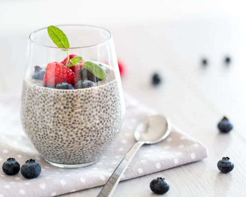 Chia seed pudding
low carb breakfast recipe