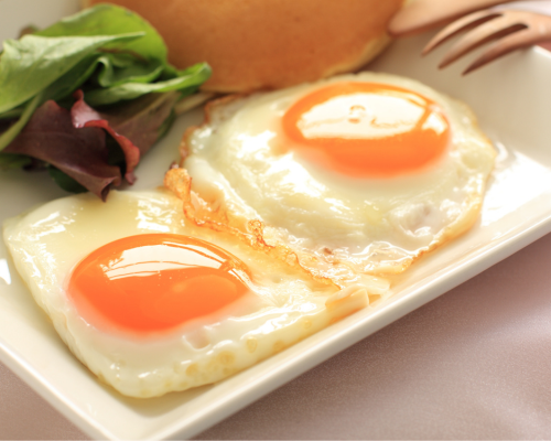 sunny side up eggs
breakfast