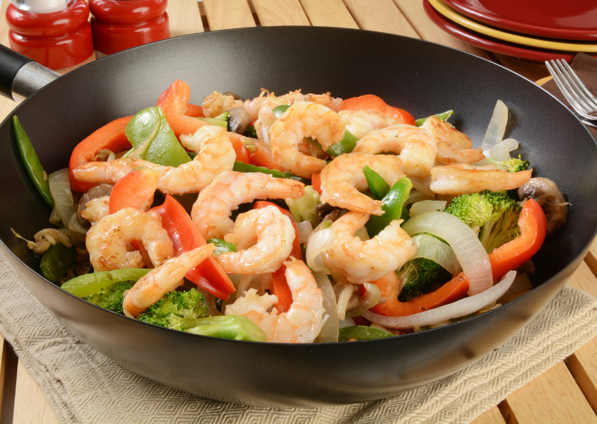 shrimp stir fry