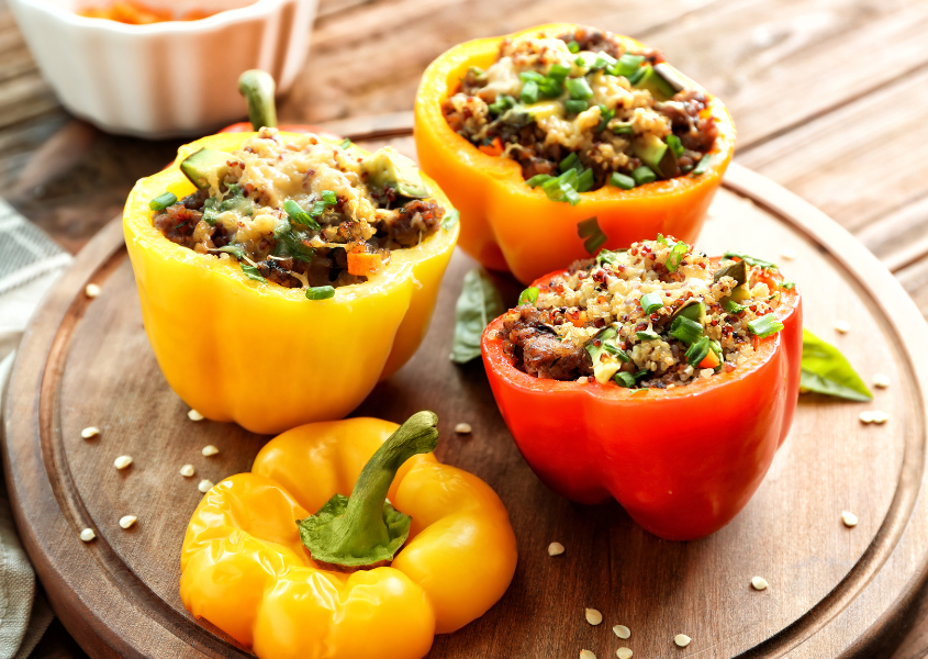 quinoa stuffed bell peppers