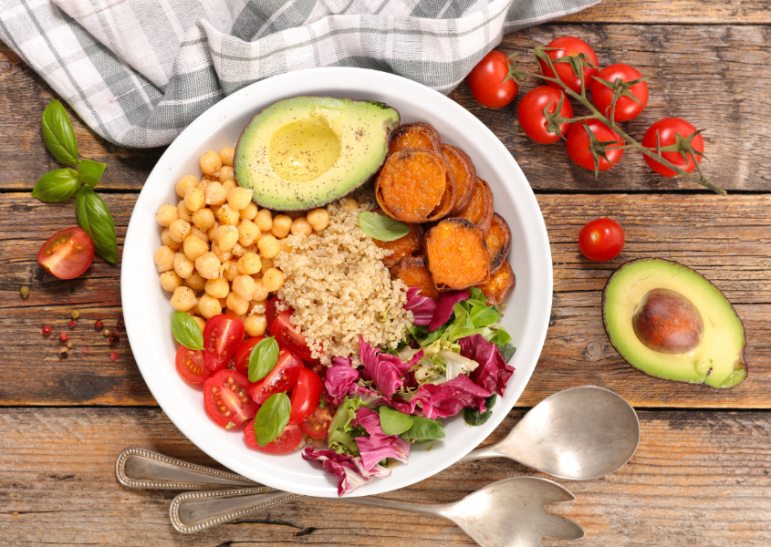 sweet potato chickpea buddha bowl
healthy vegetarian recipes