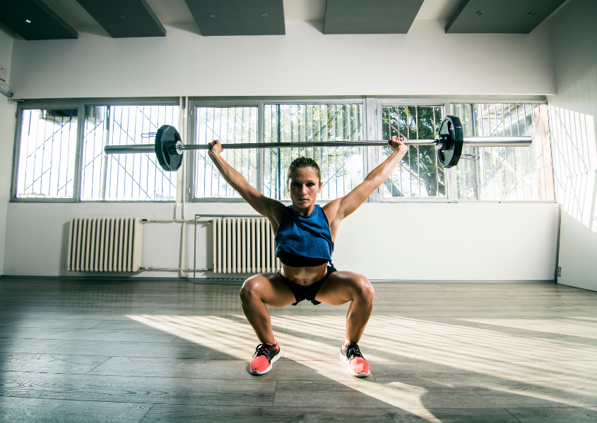 overhead squat kneeling squat