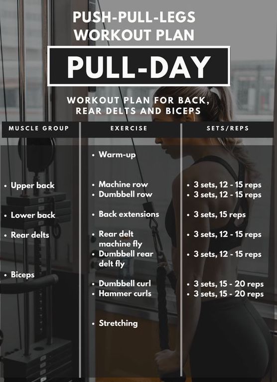 push pull workout pdf pull day