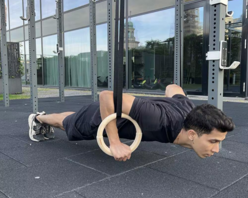 wide grip push up variation