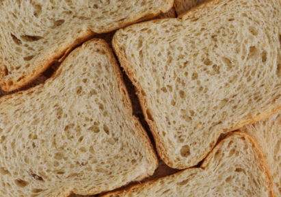 Wheat bread that is often consumed in military diets.